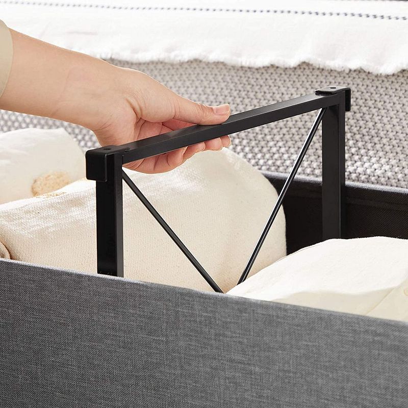 BreeBe Storage Ottoman with Flip-Up Lid