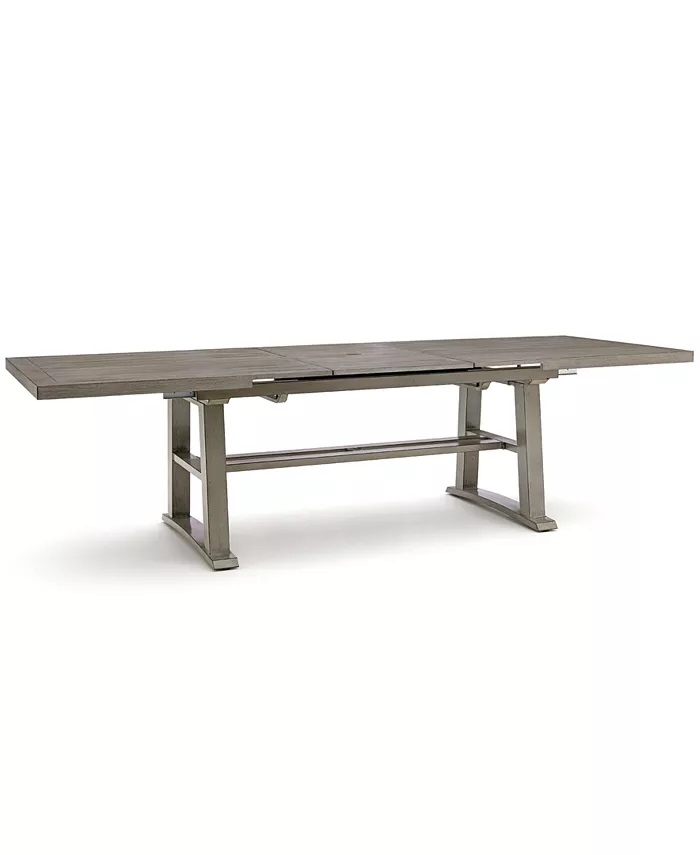 Agio Wayland Aluminum 87 x 40 (extends to 110) Outdoor Extension Dining Table