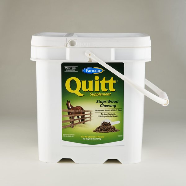 Farnam Quitt Wood Chewing Hay Flavor Pellets Horse Supplement