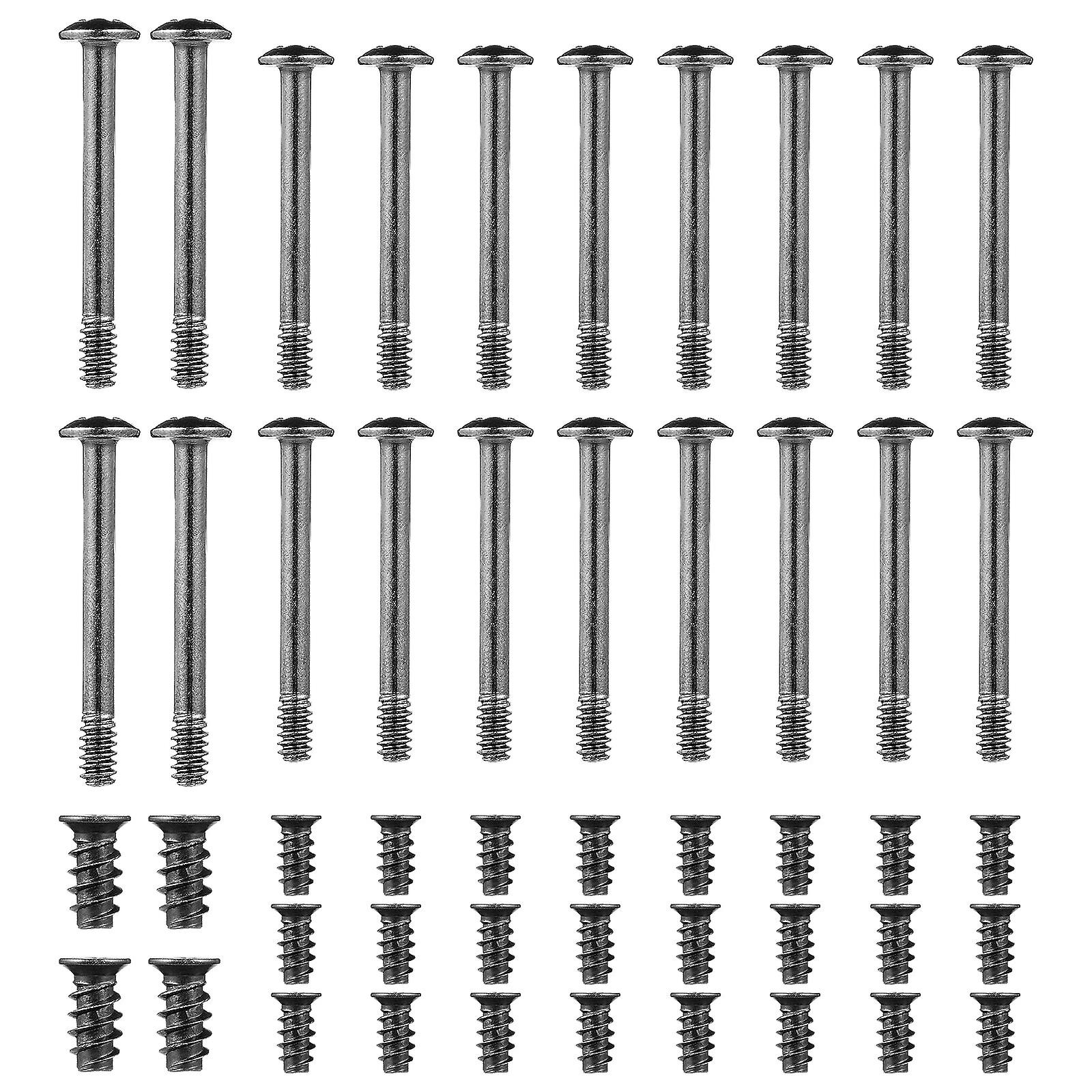 60pcs Carbon Steel Screws Computer Case Fan Screws Long And Short Screws Set Cooling Fan Screws