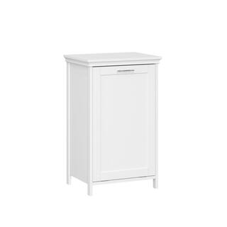 RiverRidge Home Somerset 18 in. W x 14 in. D x 30 in. H Tilt-Out Laundry Hamper in White 06-139