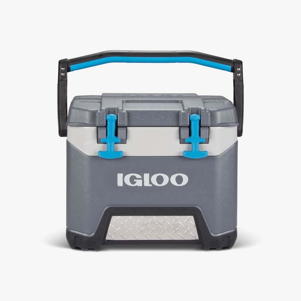 Igloo BMX Hard Cooler Carbonite Blue and Carbonite Gray 25qt ;