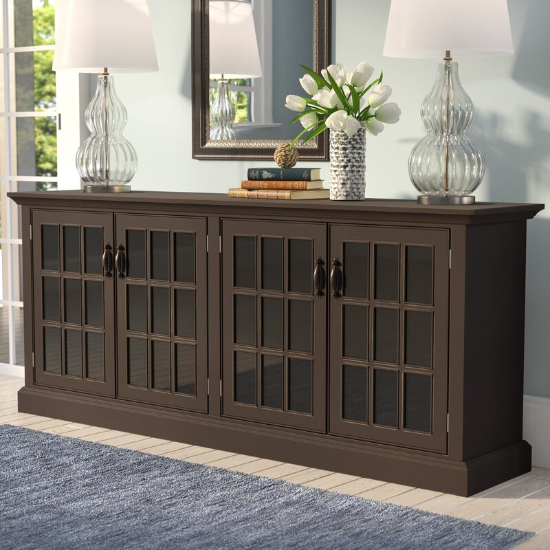 Providence 80 quotTraditional Entertainment Console   Traditional   Entertainment Centers And Tv Stands   by Eagle Furniture  Houzz