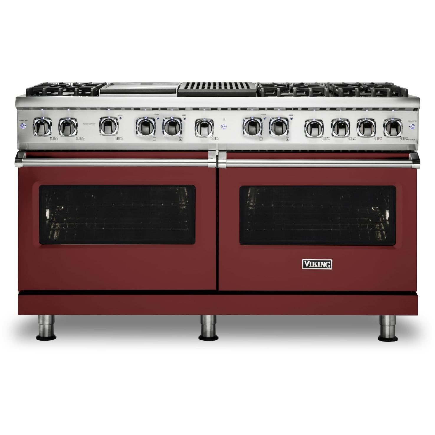 Viking 60-inch Freestanding Dual-Fuel Range with TruConvec Convection Cooking CVDR560-6GQRELP