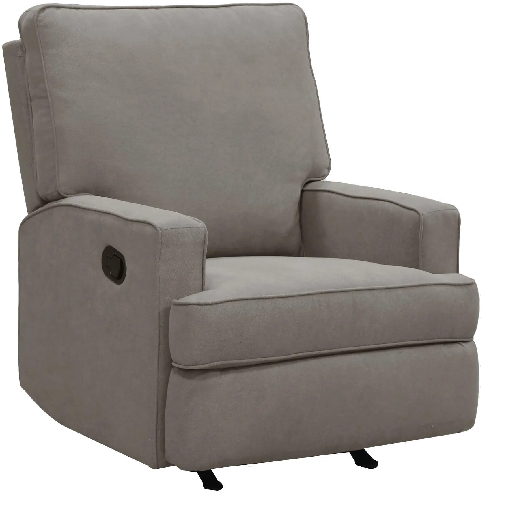 Shella Taupe Nursery Rocker Recliner