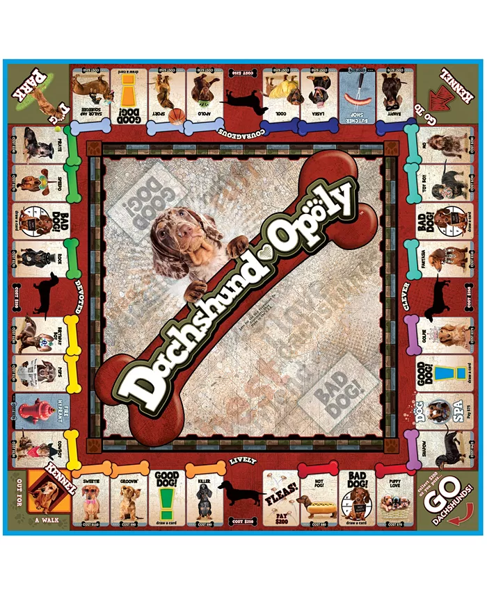 MasterPieces Puzzles Late for the Sky Dachshund-Opoly