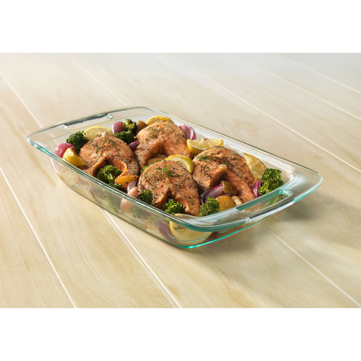 Pyrex 9 in. W X 16 in. L Oblong Dish Clear