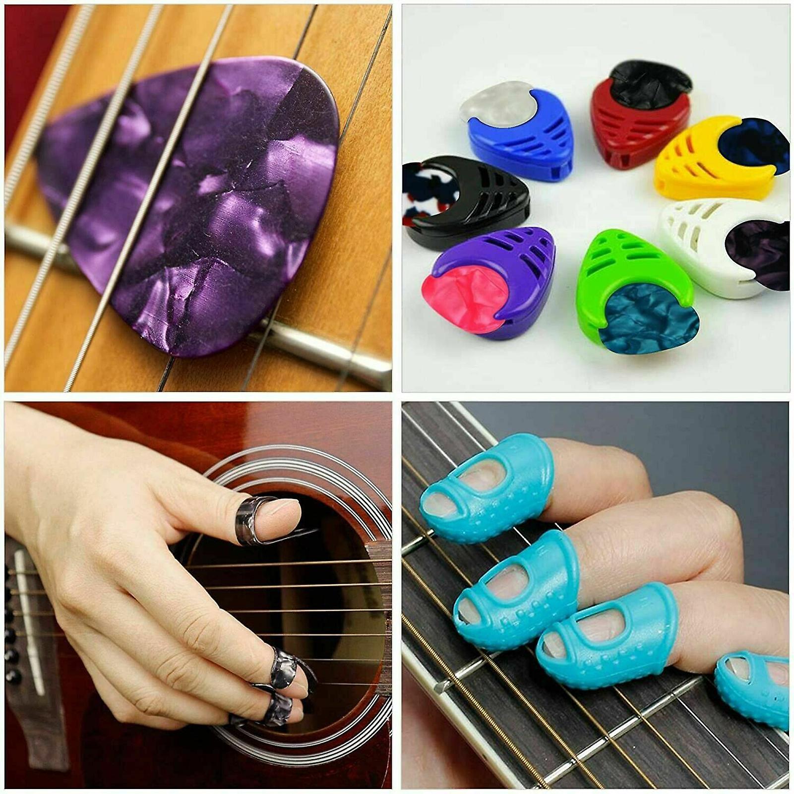 65pcs Guitar Tool Changing Accessories Kit Guitar String Picks Winder Tuner Kit  65pcs