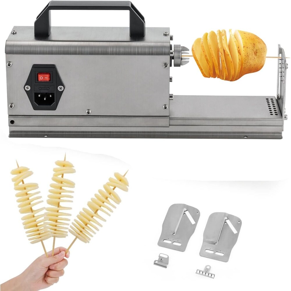 Electric Potato Slicer Tornado Potatoes Spiral Cutter Machine