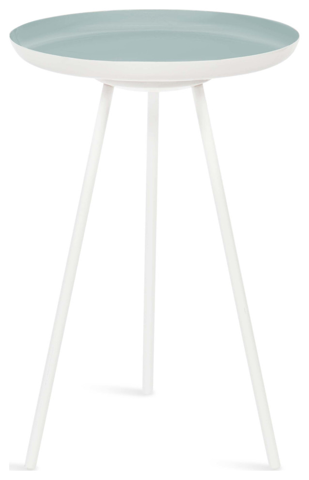 Laranya Round Metal Side Table   Midcentury   Side Tables And End Tables   by Uniek Inc.  Houzz