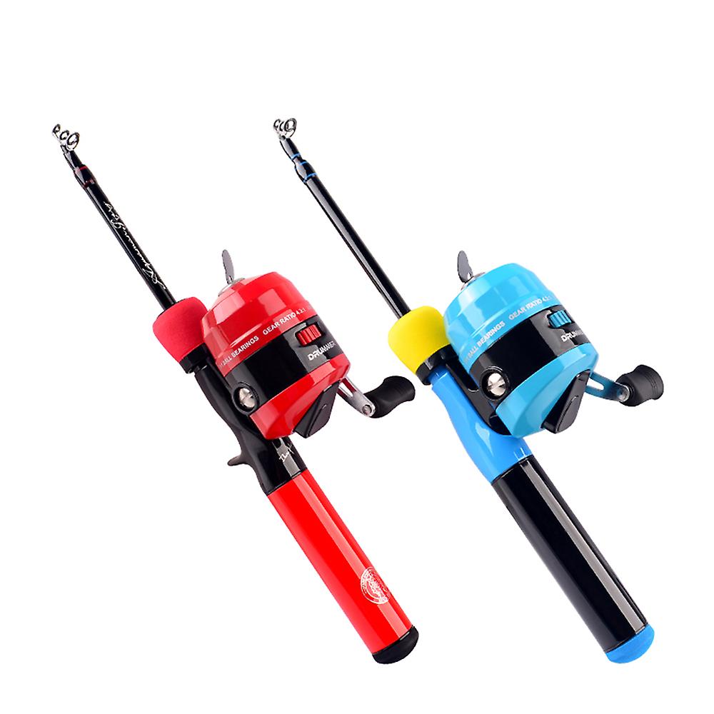 Children Fishing Pole Ultralight Fishing Rod Ultralight+fishing Reel+fishing Lures Fishing Tackle Box No.226047