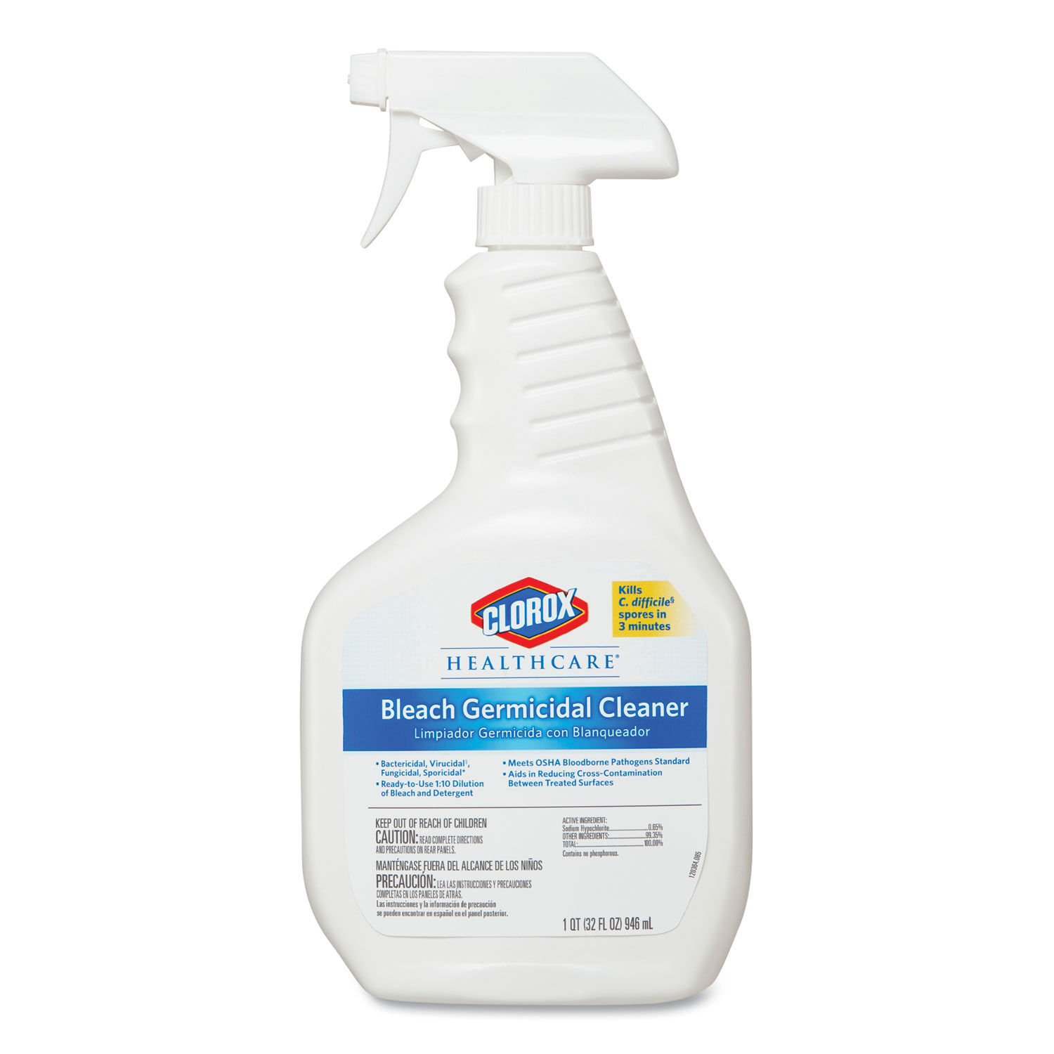 Bleach Germicidal Cleaner by Cloroxandreg; Healthcareandreg; CLO68970