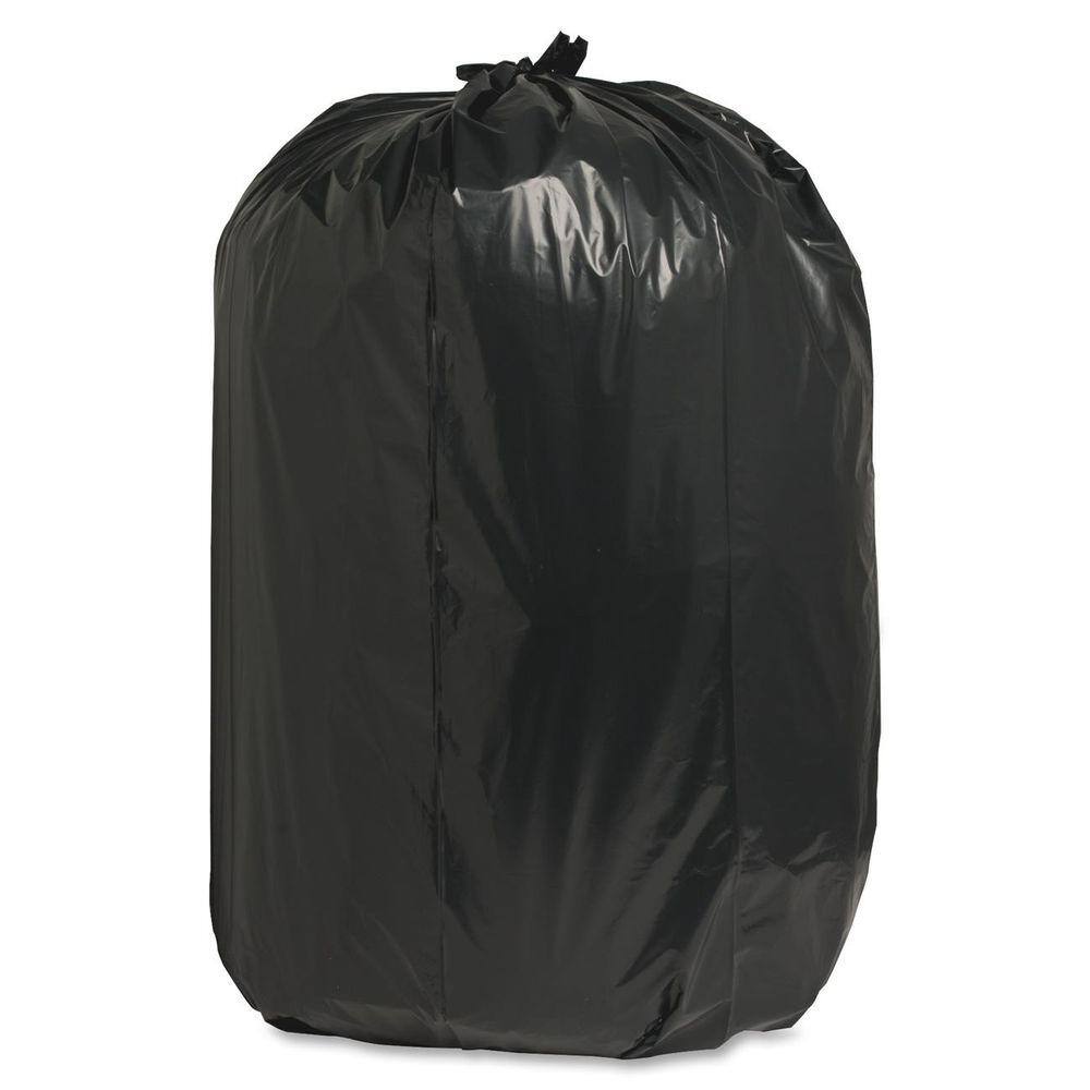 Nature Saver 60 Gal. 38 in. x 58 in. 1.65 mil Recycled Heavy-Duty Trash Liners (100Box) NAT00994