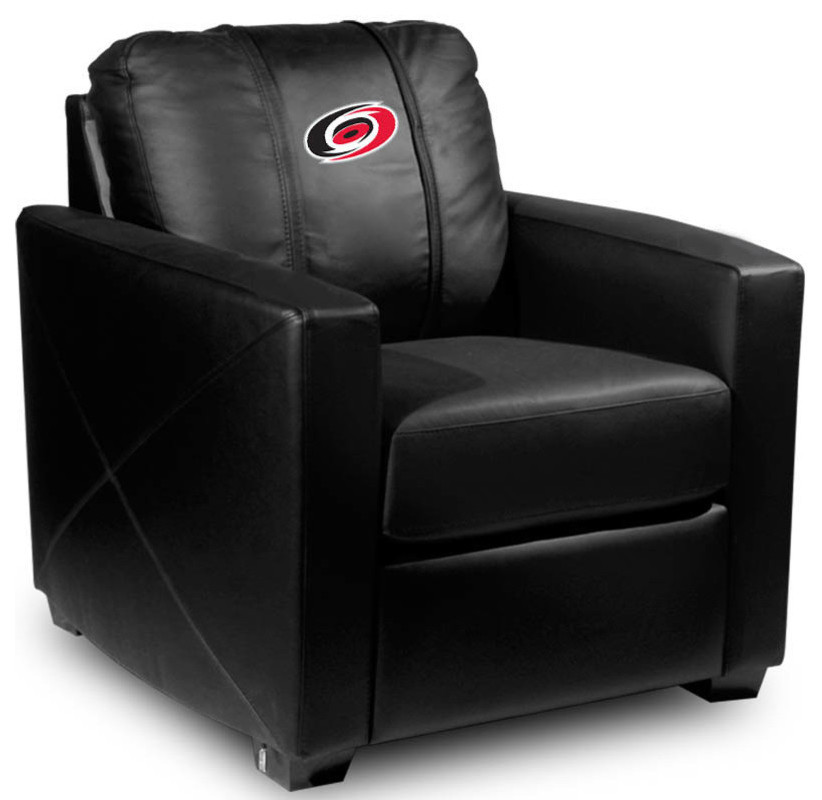 Carolina Hurricanes Stationary Club Chair Commercial Grade Fabric   Contemporary   Armchairs And Accent Chairs   by DreamSeats LLC  Houzz