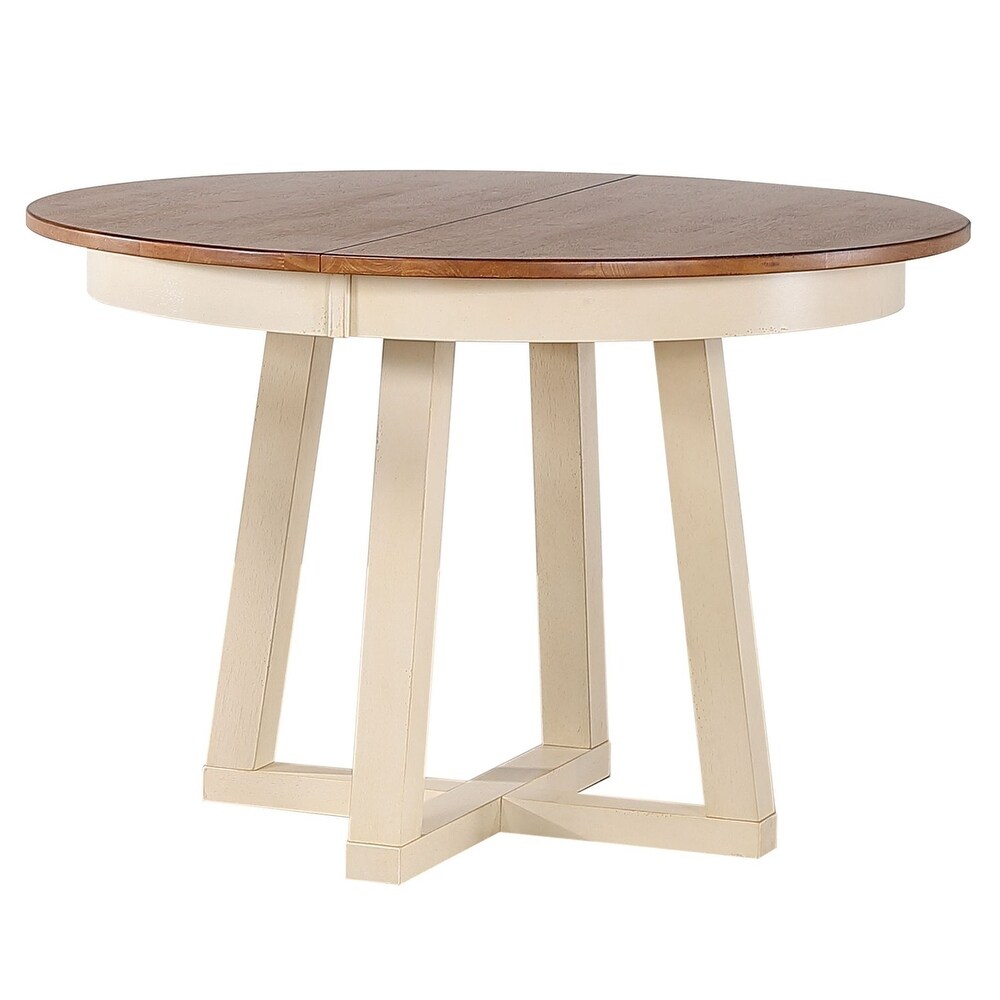 Round Cross Base Dining Table 45\