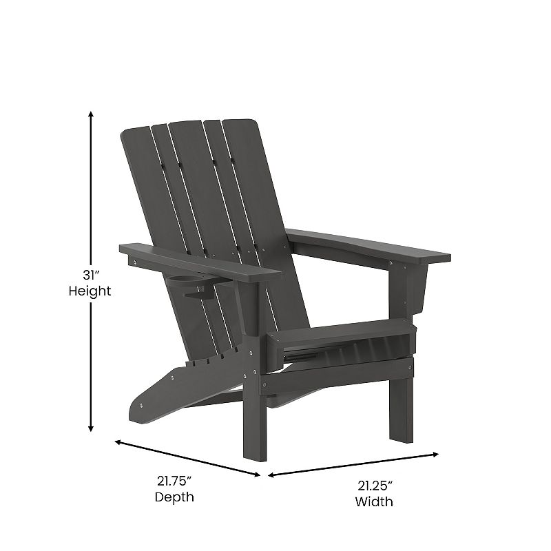 Taylor and Logan Hedley Indoor / Outdoor 4-piece Adirondack Chair Set