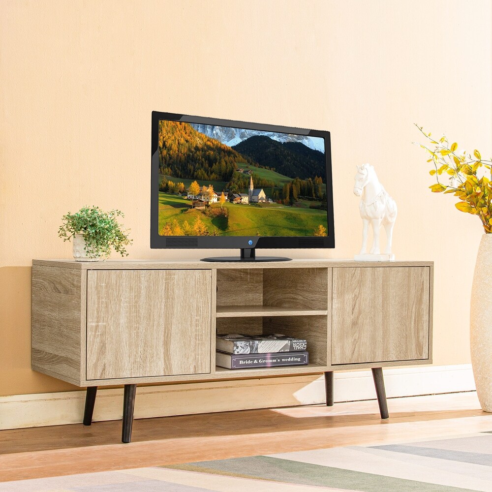 CO Z Mid Century Retro Entertainment Center TV Stand for 55 Inch TVs