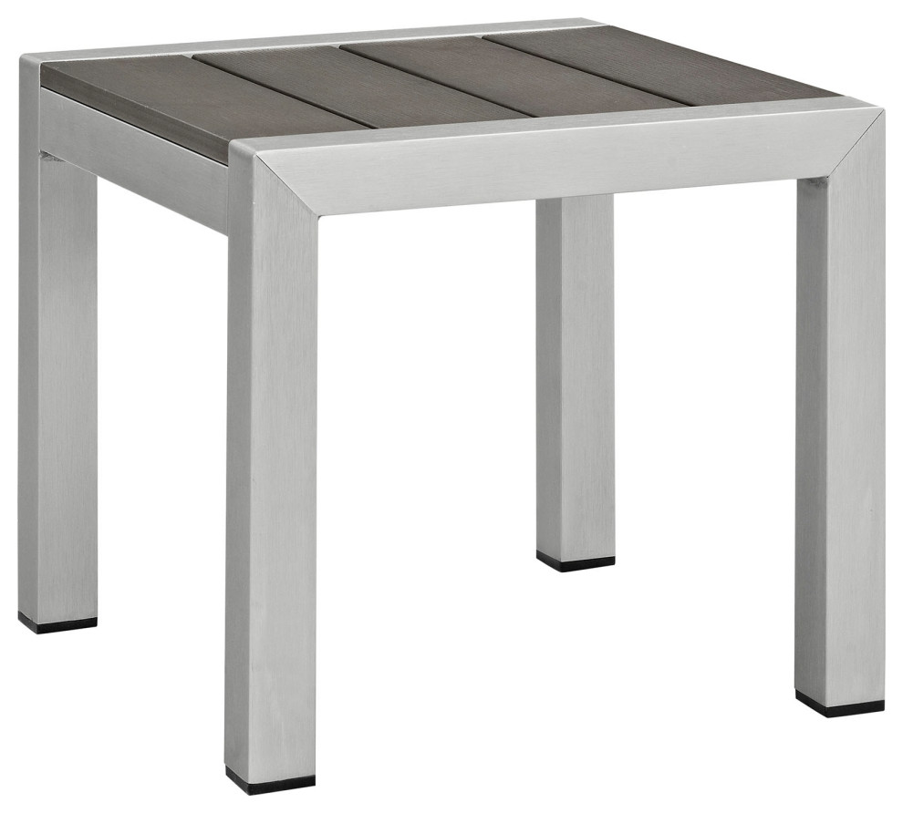 Shore 3 Piece Outdoor Aluminum Set   Contemporary   Outdoor Lounge Sets   by Beyond Design  ampMore  Houzz