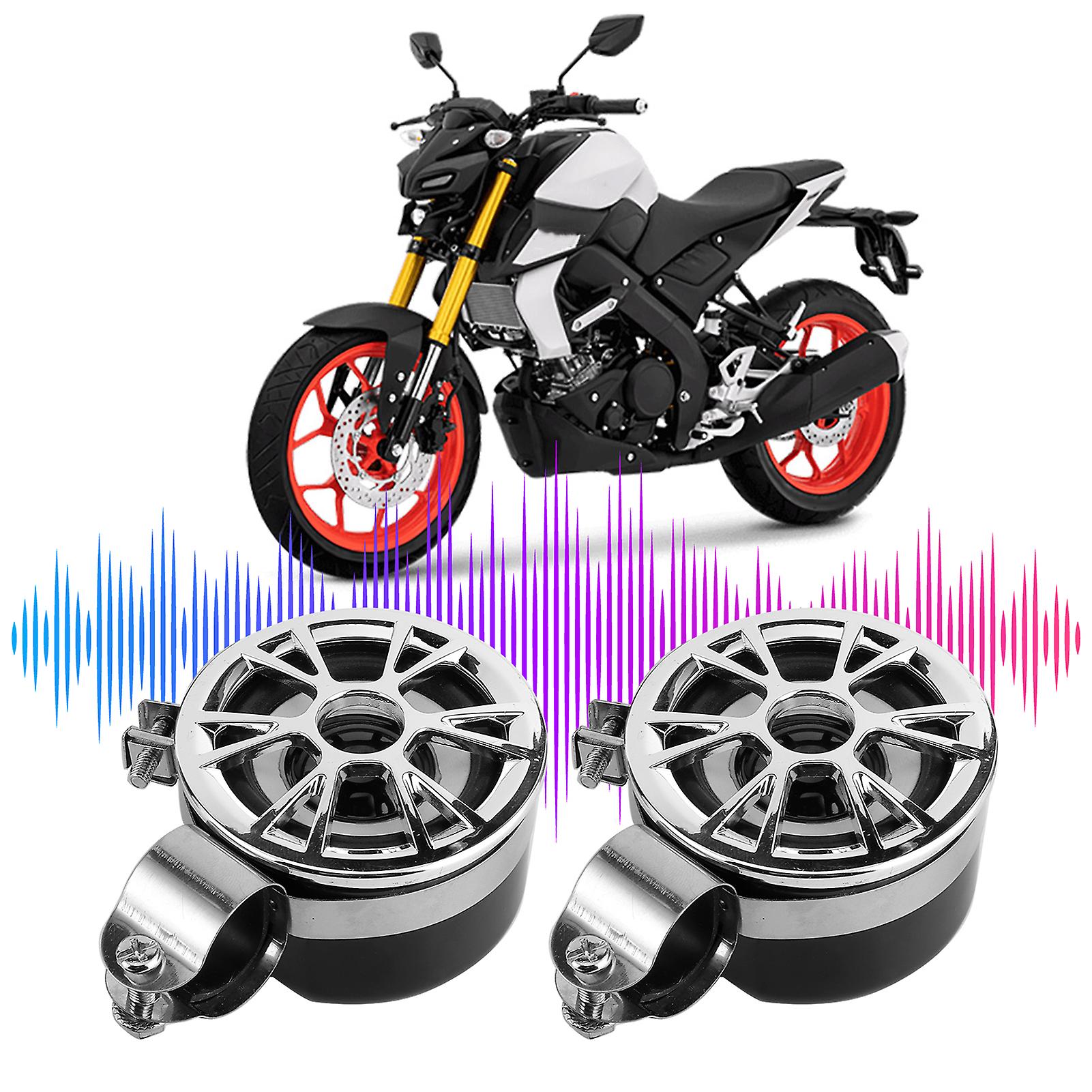 2pcs Universal Motorcycle Motorbike Hifi Stereophonic Loudspeaker Speaker Equipment