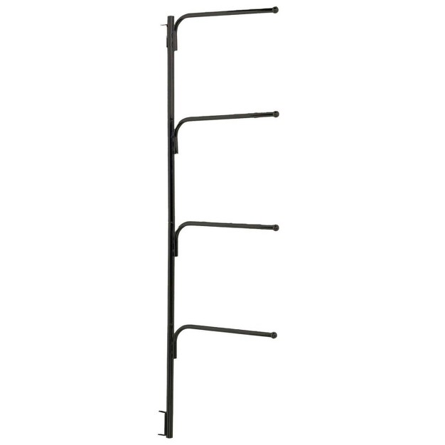 Household Essentials Hinge it Clutterbuster Drying Bars Black