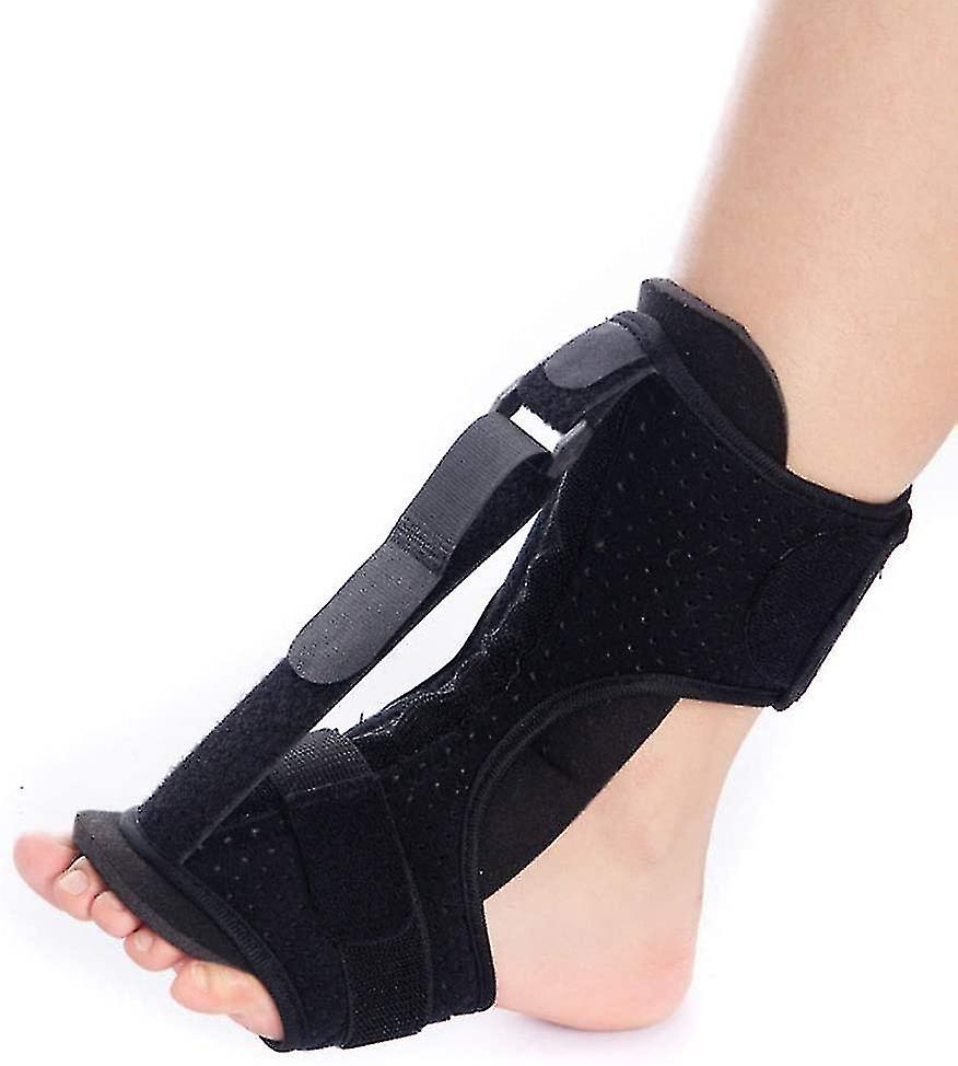 Adjustable Foot Brace Plantar Fasciitis Night Splint Foot Drop Orthotics Brace Elastic Back Night Sp