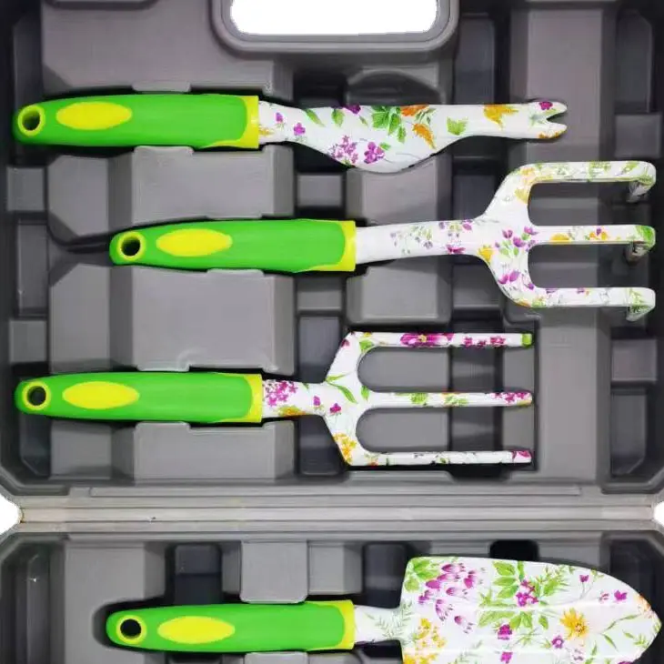 Printing Toolbox Set Flower Planting And Pruning Scissors Household Hardware Tools Blow Molding Box Vegetable Planting