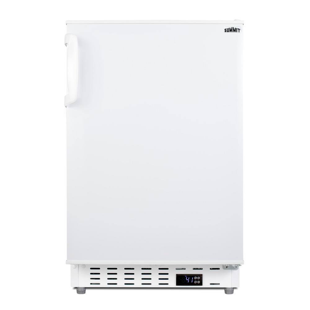 Summit Appliance 20 in. 3.53 cu. ft. Mini Refrigerator without Freezer in White ADA Compliant ALR46W