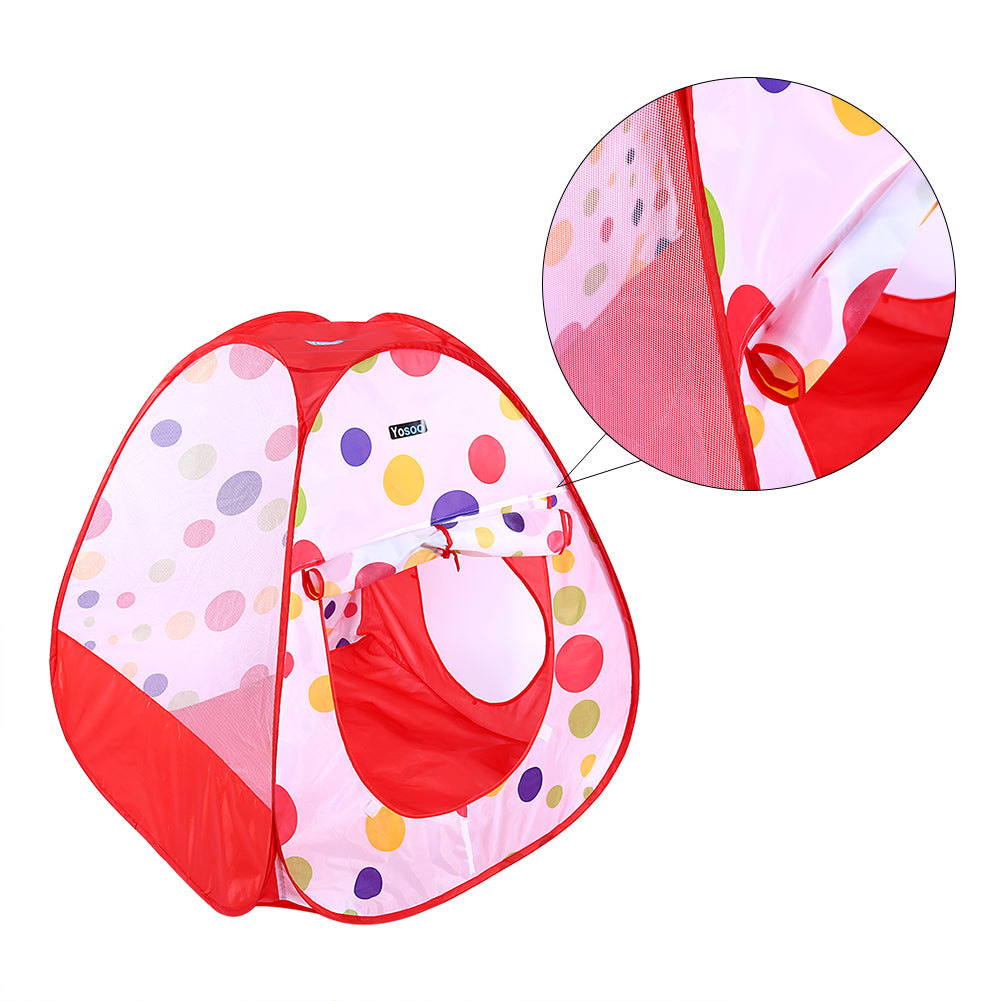 Ashata 3Pcs/Set Children Baby Play House Tent Tunnel Ball Pool Pop Up Kids Indoor Outdoor Toys , Learning Toy, Intellectual Developmental Toy