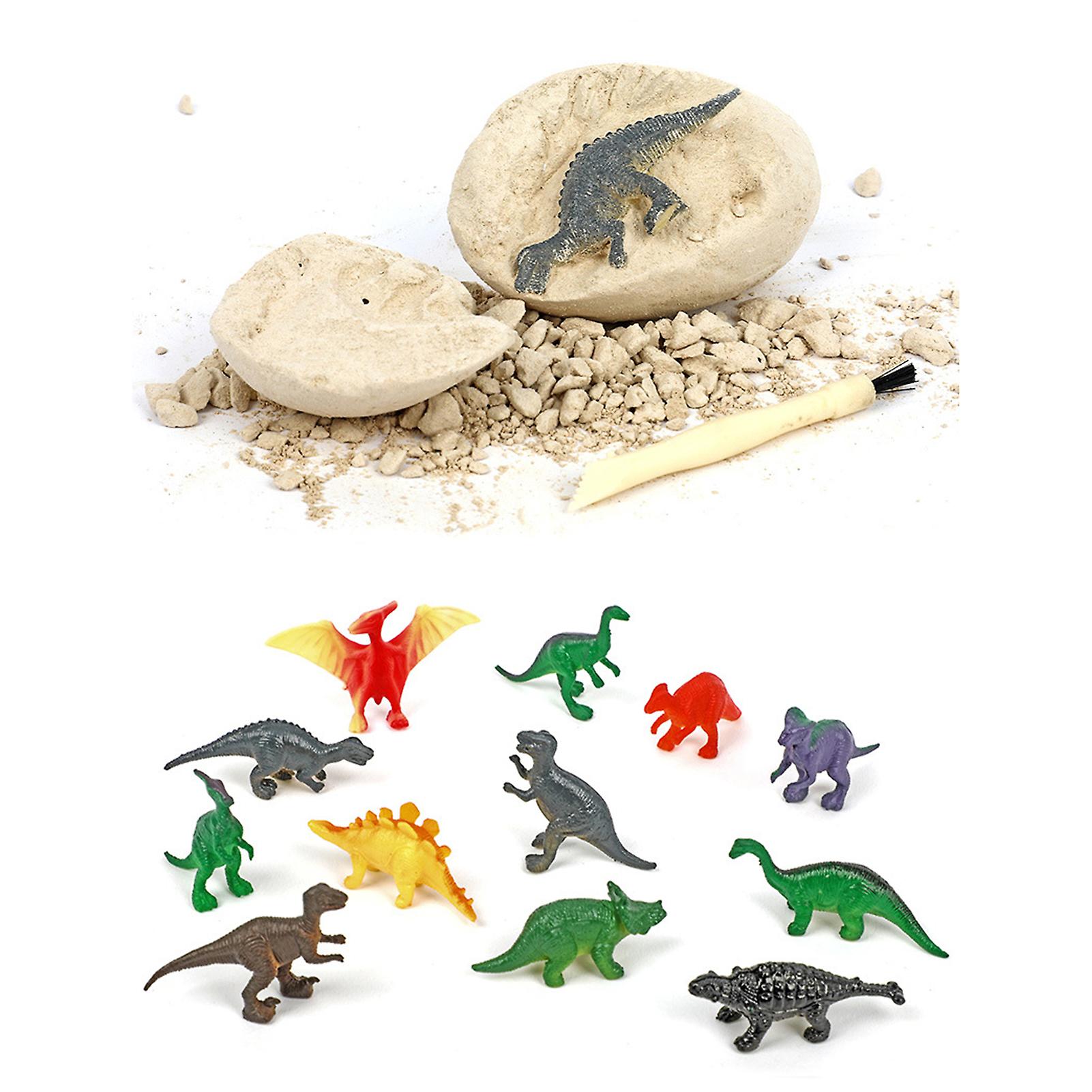 Dinosaur Egg Toys Dino Eggs With 12 Dinosaur And Digging Tool Stem Archaeology Paleontology Educational Science Christmas Birthday Gift For Boys Girls