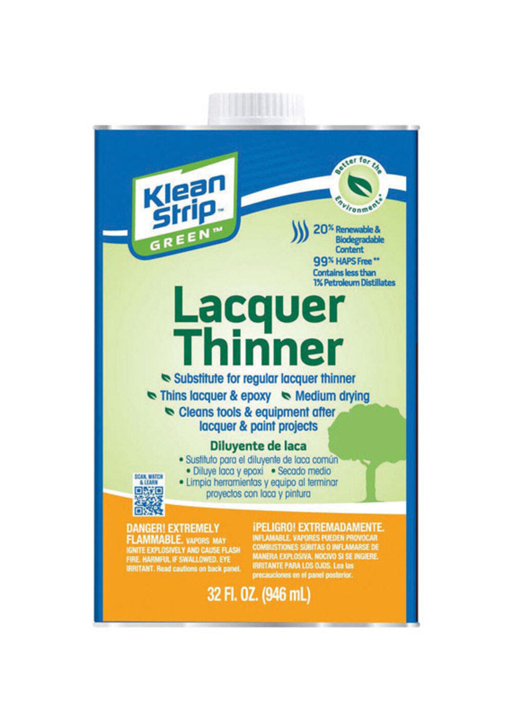 GRN LACQUER THINNER QT