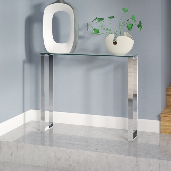 Mehpare Gen Glass Console Table