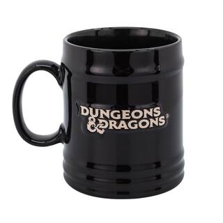 Uncanny Brands Black Dungeons  Dragons Single Cup Coffee Maker with Molded Mug CM-DAD-ST1