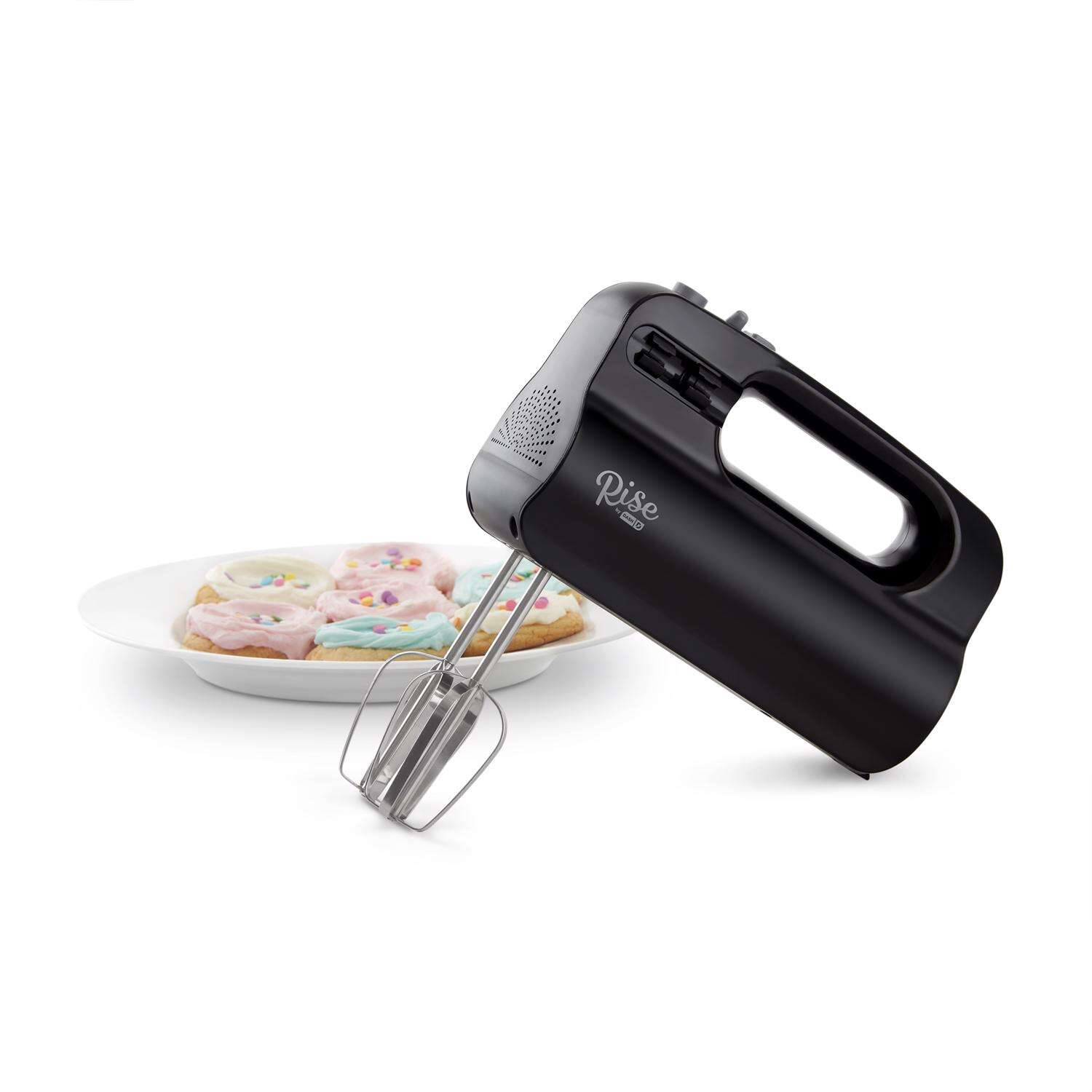 Rise by Dash Black 5 speed Hand Mixer