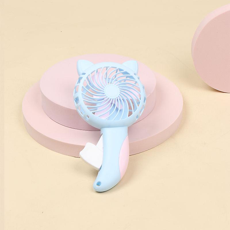 Born Pretty Cartoon Hand-pressed Hand-cranked Small Fan Dormitory Mini Student Portable Hand-held Manual Small Cyber Popular Children's Fan