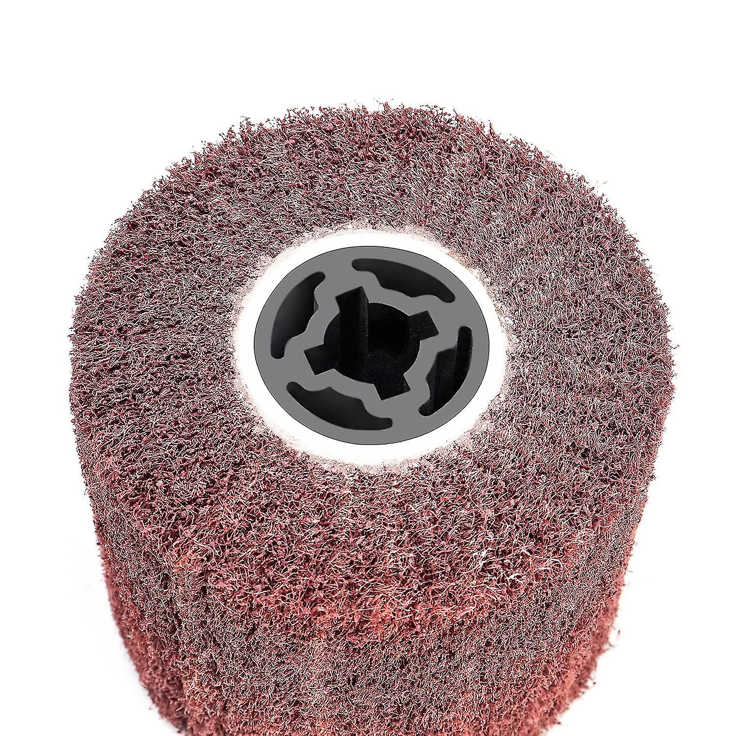 Abrasive Brush Synthetic Fiber Brush For Exterior Restorer， 120x100x19mm， Grit 60