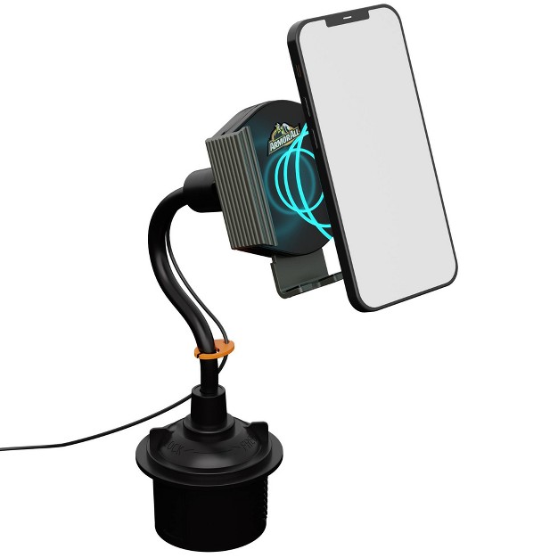 Armor All Wireless Charging Phone Mount With Gooseneck Cup Holder