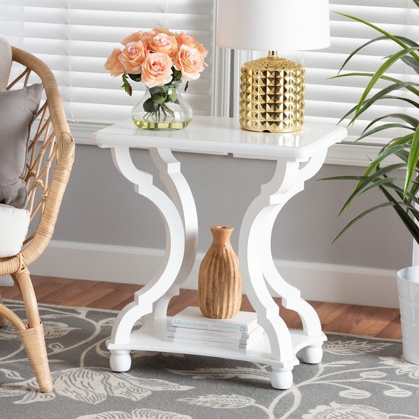 Cianna Classic and Traditional Wood End Table