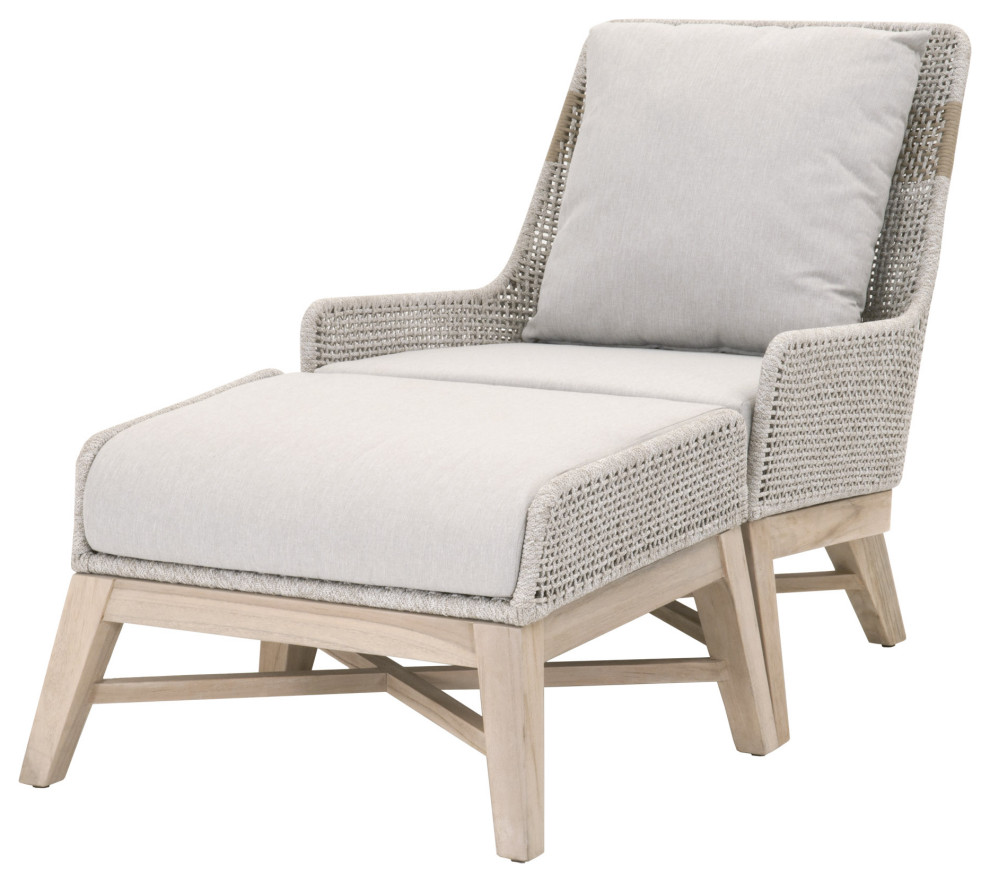 Tapestry Outdoor Footstool   Beach Style   Footstools And Ottomans   by HedgeApple  Houzz