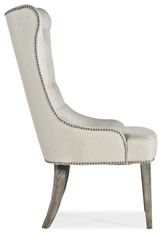 Sanctuary Hostesse Upholstered Chair   Farmhouse   Dining Chairs   by Hooker Furniture  Houzz