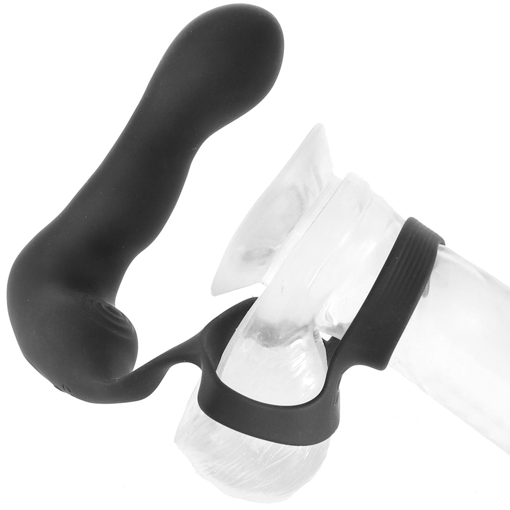 Swell Inflatable Vibrating Prostate Plug and Ring