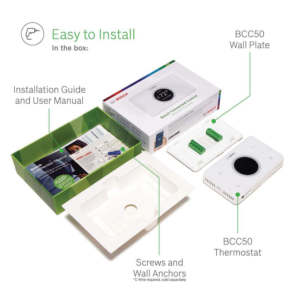 Bosch BCC50 Connected Control Smart 7Day Programmable Thermostat