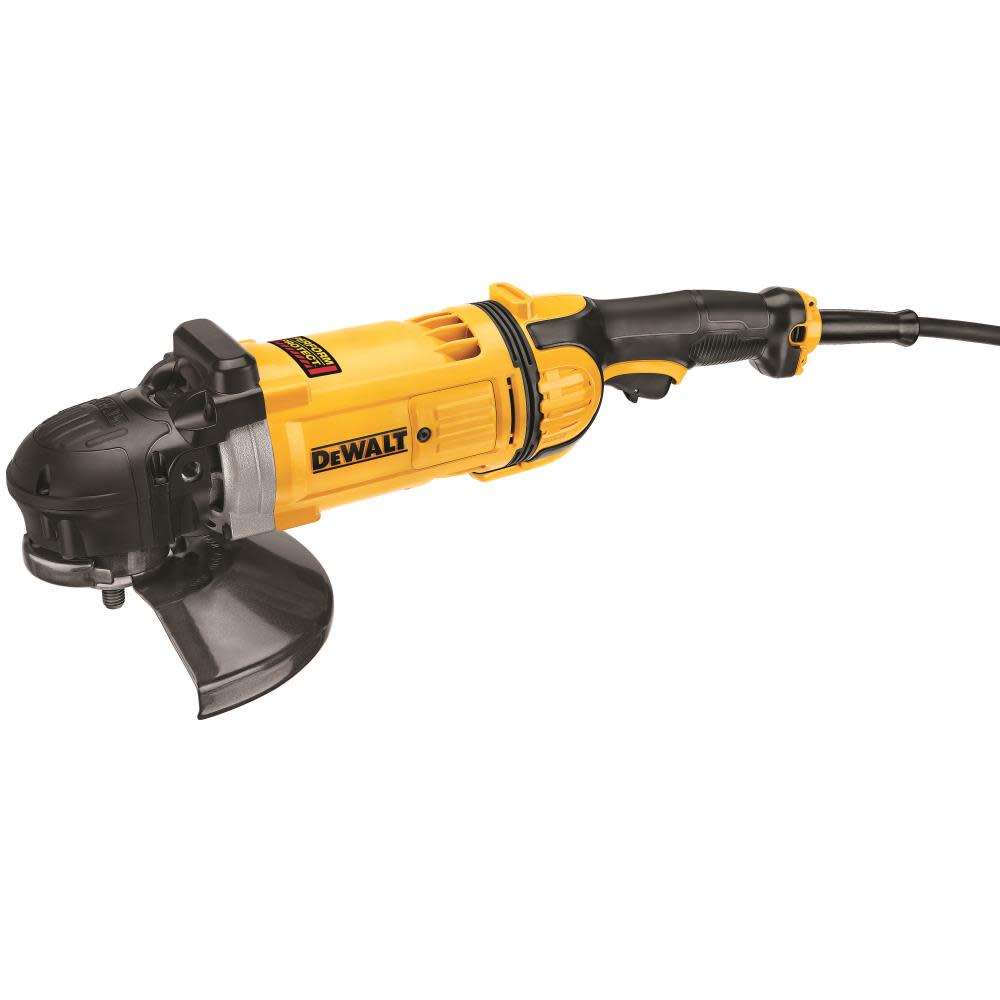 9 In. 6，500 rpm 4.7 HP Angle Grinder No-Lock， Cover ;