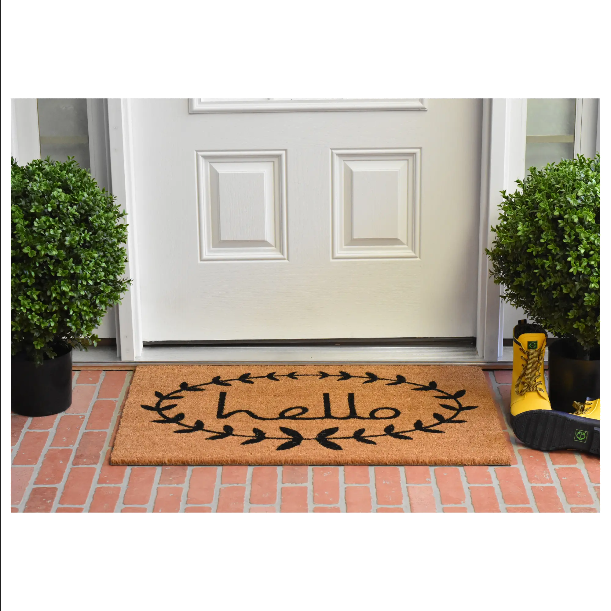 Calico Hello Doormat