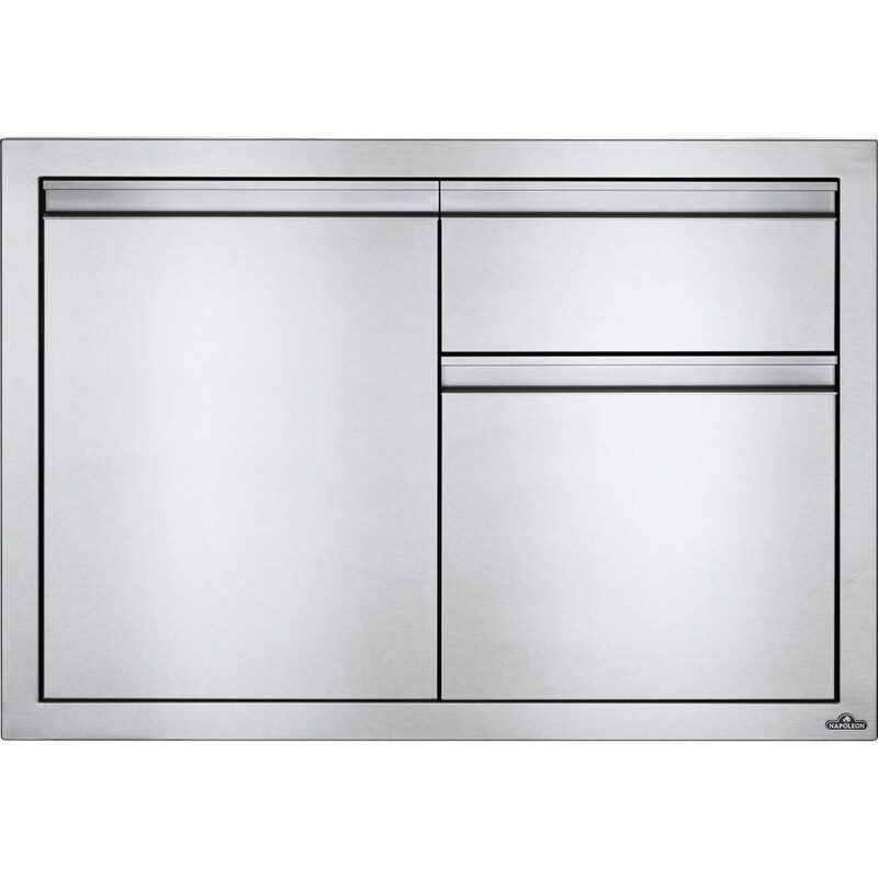 Napoleon 36-Inch Stainless Steel Single Door and Double Drawer