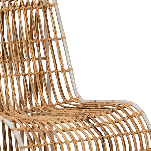 Modern Bamboo Strip Side Chair   Tropical   Armchairs And Accent Chairs   by Design Mix Furniture  Houzz