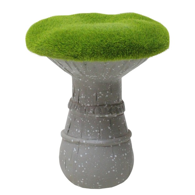 Faux Moss Mushroom Outdoor Garden Statue