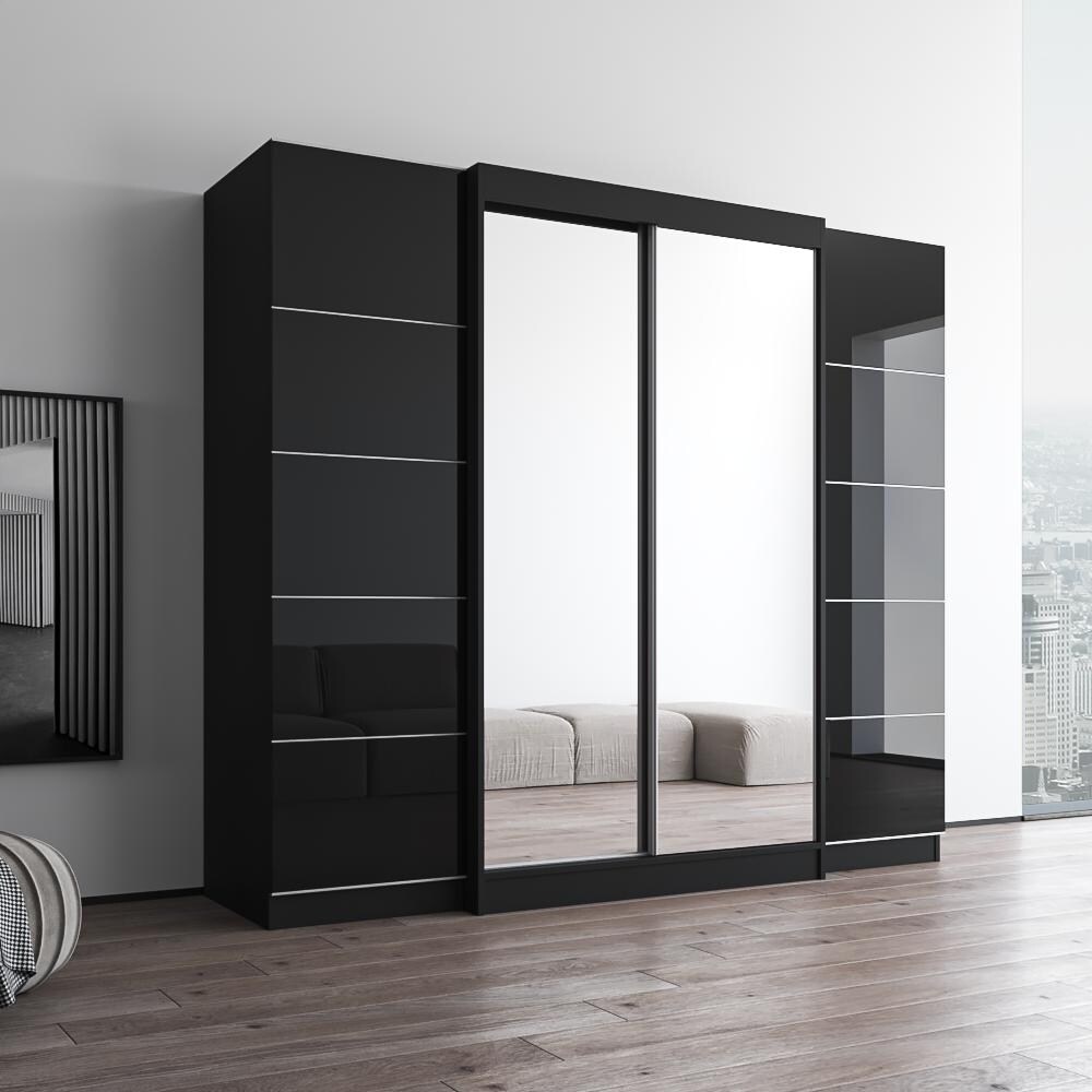 Aria 2D120 EXEX Wardrobe with 2 Mirrors