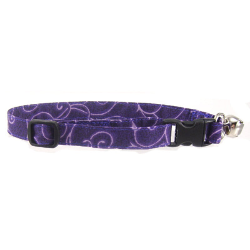 Purple Swirl Cat Collar