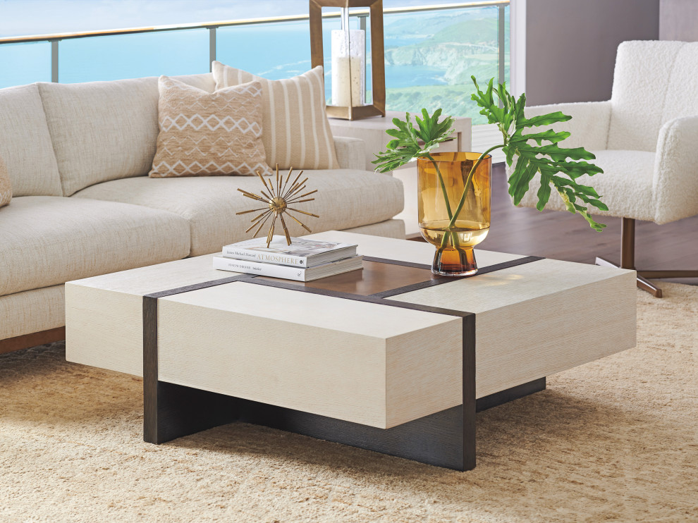 Links Square Cocktail Table   Beach Style   Coffee Tables   by Lexington Home Brands  Houzz