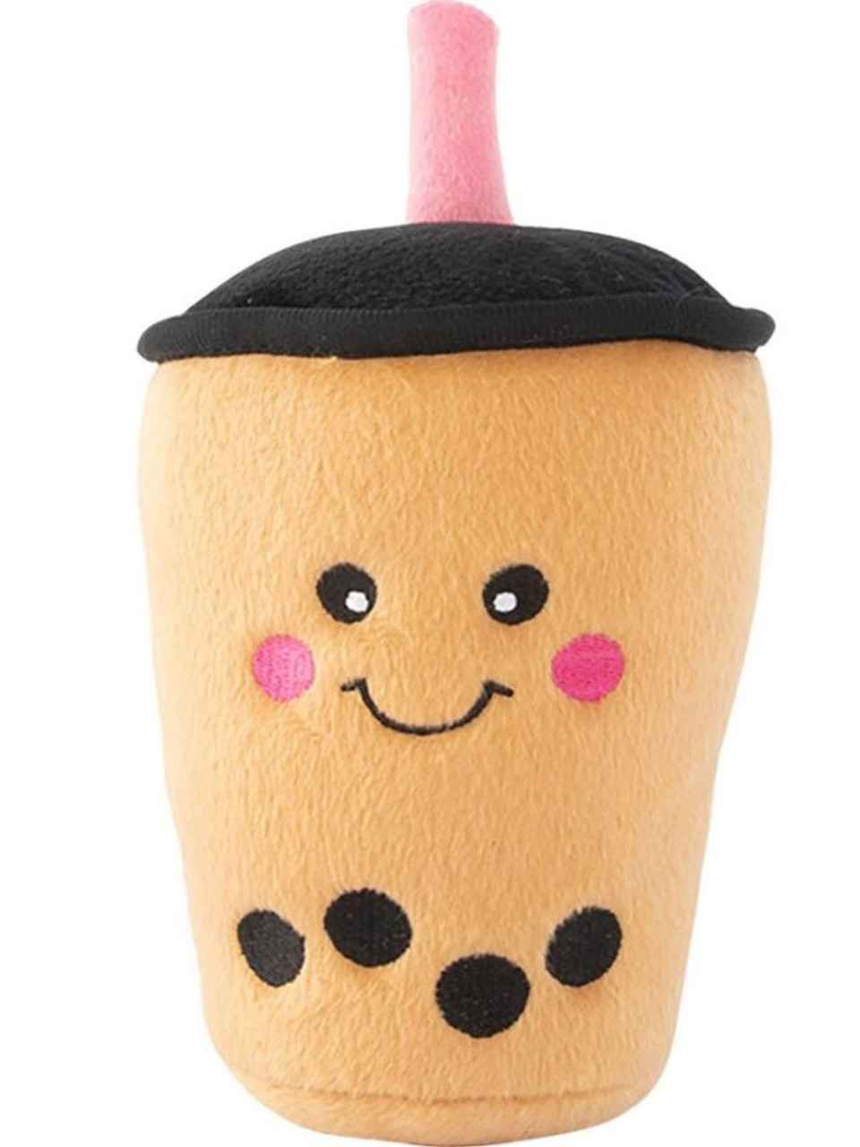 Zippy Paws NomNomz Boba Milk Tea Plush Dog Toy